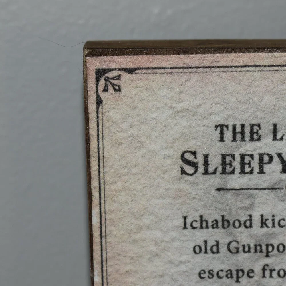 The Legend Of Sleepy Hollow Headless Horseman Plaque Sign Gothic Halloween Decor